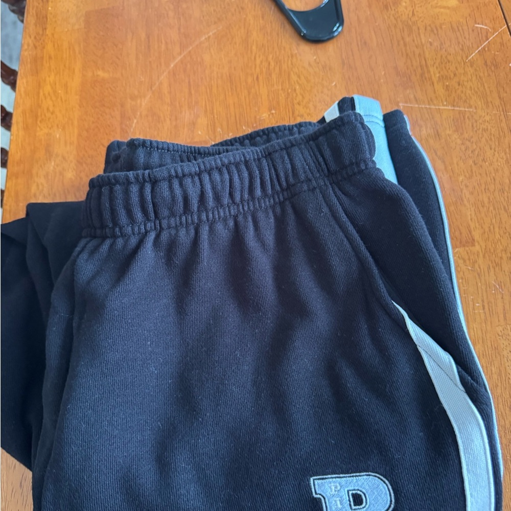 PINK Victoria's Secret Kids Black and Blue Joggers